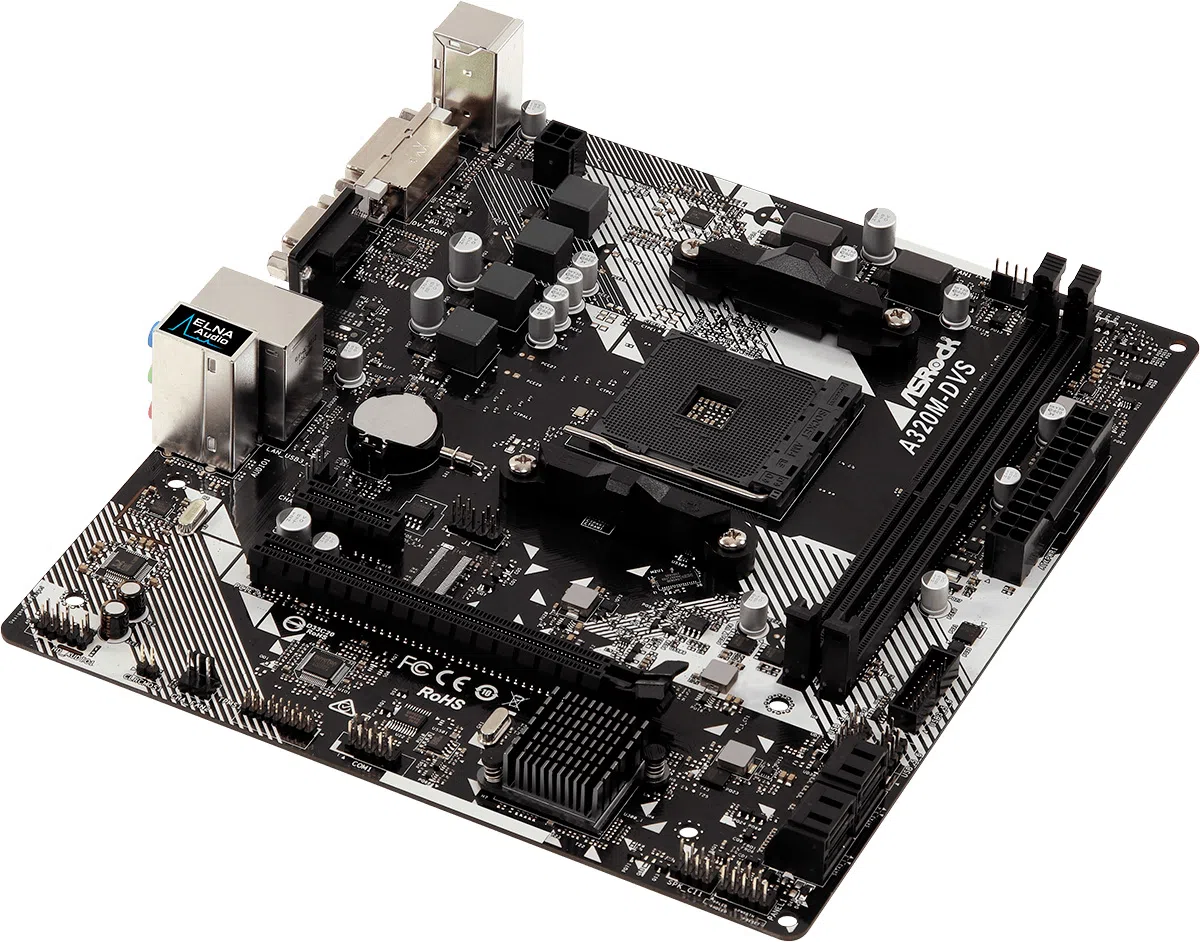 Материнская плата ASRock A320M-DVS R4.0 2