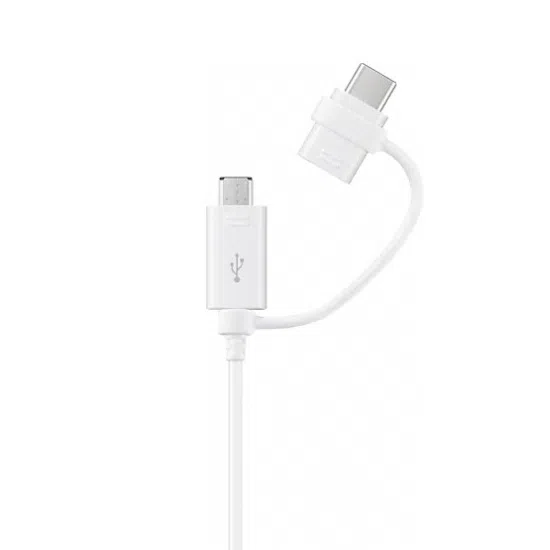 Зарядный кабель Samsung EP-DG930DWEGRU, USB Type-C x micro-USB/USB Type-A, 1,5м, Белый 7