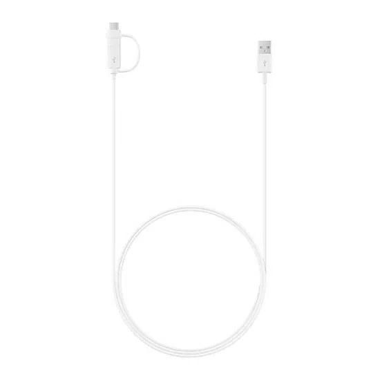 Зарядный кабель Samsung EP-DG930DWEGRU, USB Type-C x micro-USB/USB Type-A, 1,5м, Белый 5