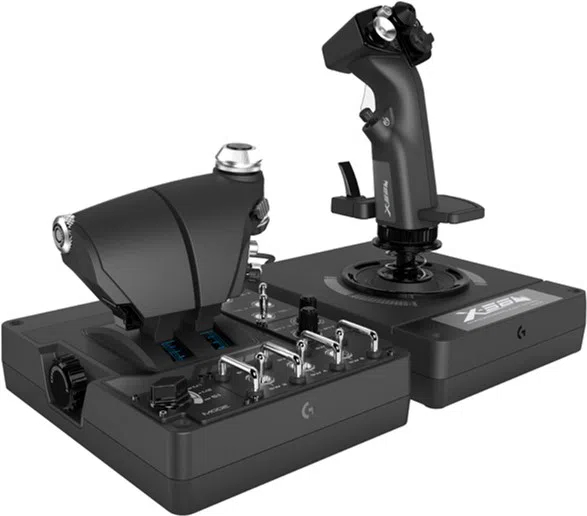 Игровой джойстик Logitech G X56 HOTAS, Чёрный 3