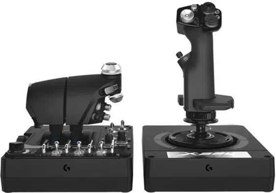 Игровой джойстик Logitech G X56 HOTAS, Чёрный 2