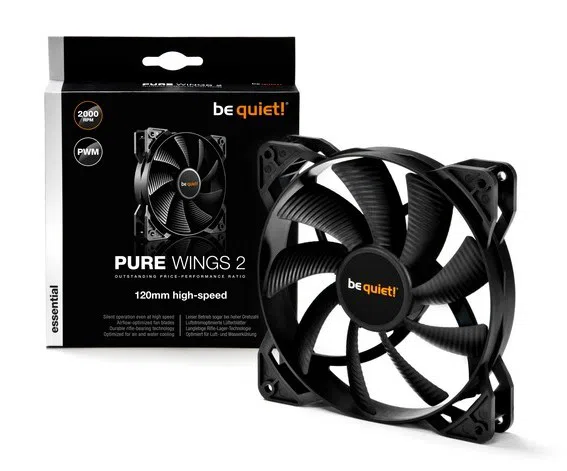 Вентилятор для корпуса be quiet! PURE WINGS 2 140mm PWM high-speed, 140 мм