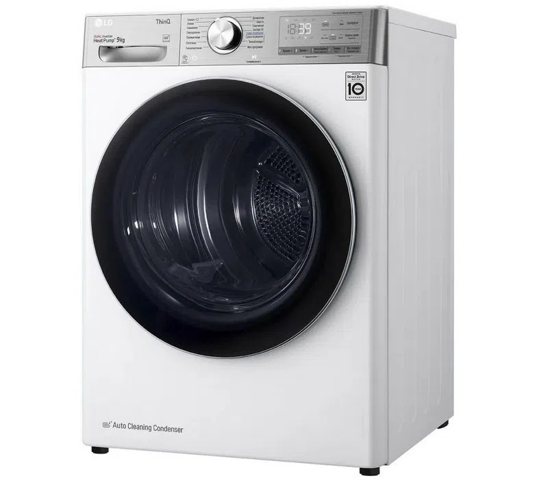 Uscător de rufe LG DC90V9V9E, 9, Alb 4