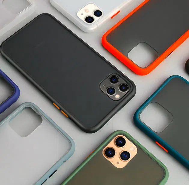 Shockproof armored matte case Black for iPhone 13 Series 7