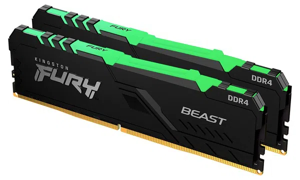 Memorie Kingston Fury Beast 16Gb DDR4-2666MHz Kit (KF426C16BBAK2/16) 2