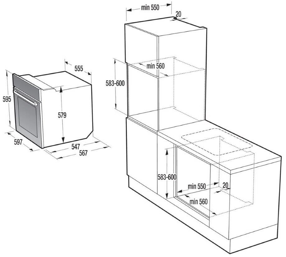 Cuptor electric Gorenje BO737E14X 5