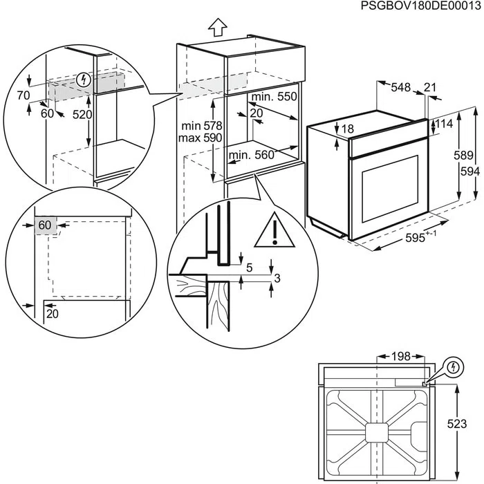 Cuptor electric Electrolux EOD5C70X 4