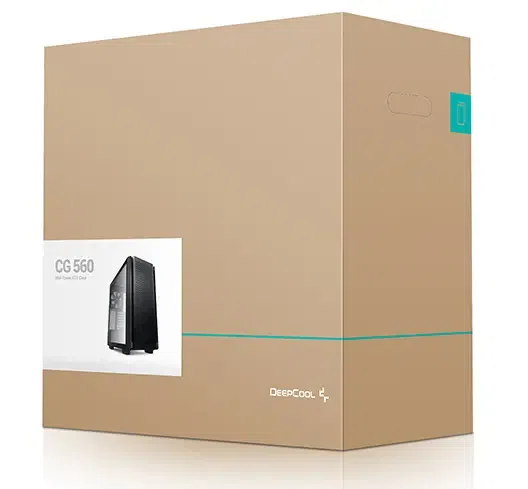 Carcasă PC Deepcool CG560, Midi-Tower, ATX PS2 , Negru 7