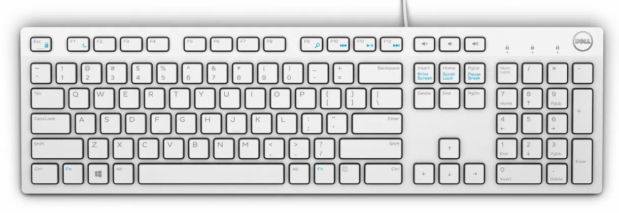 Клавиатура Dell KB216 White