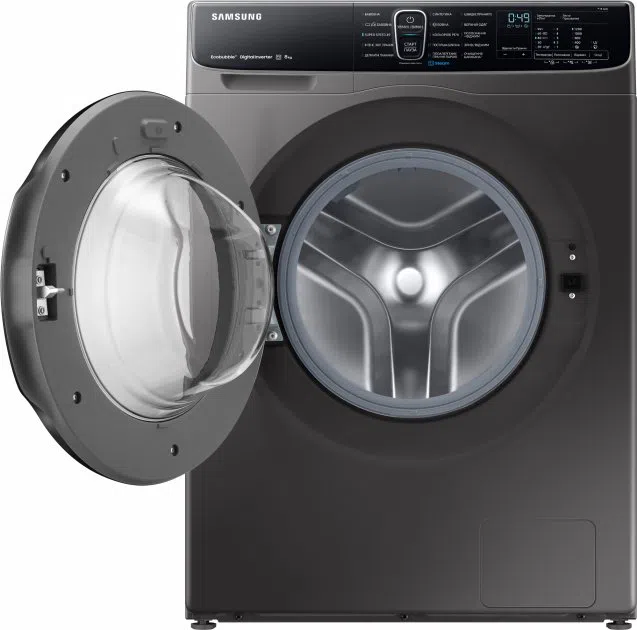 Стиральная машина Samsung WW80AFS26AX/LP, 8кг, Серый 5