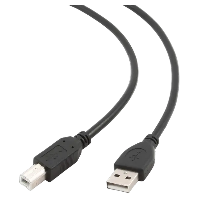 Cablu Cablexpert CCP-USB2-AMBM-6, USB-A to USB-B, 1.8 m, Negru 4