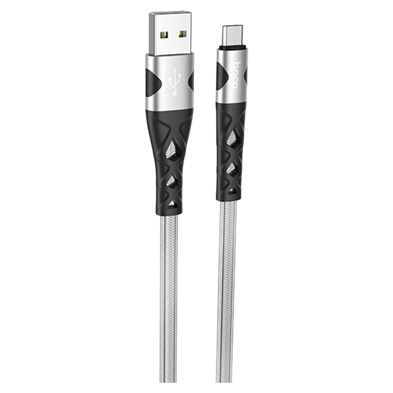 USB Кабель Hoco U105 Treasure Micro Silver 4