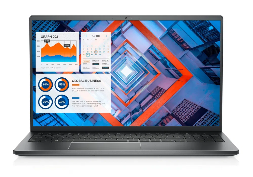 Laptop Business 15,6" DELL Vostro 7510, Negru, Intel Core i7-11800H, 16GB/1024GB, Windows 10 Pro 64-bit