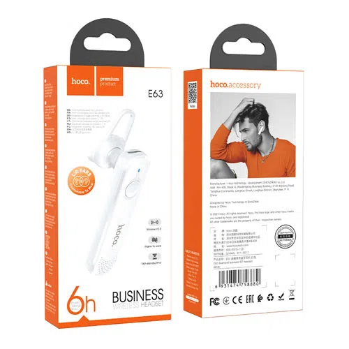 Bluetooth-гарнитура Hoco E63 Diamond White 4