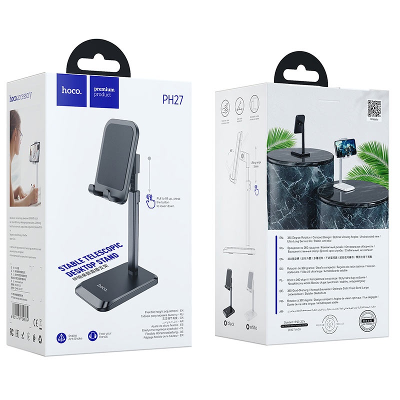 Держатель для телефона Hoco PH27 Stable Black 3