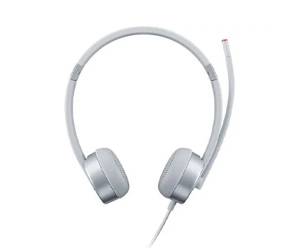 Гарнитура для компьютера Lenovo 100 Stereo, Проводной аналоговый, Серый 3