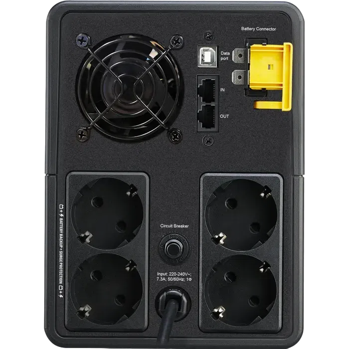Источник бесперебойного питания APC Back-UPS BX1600MI-GR 4