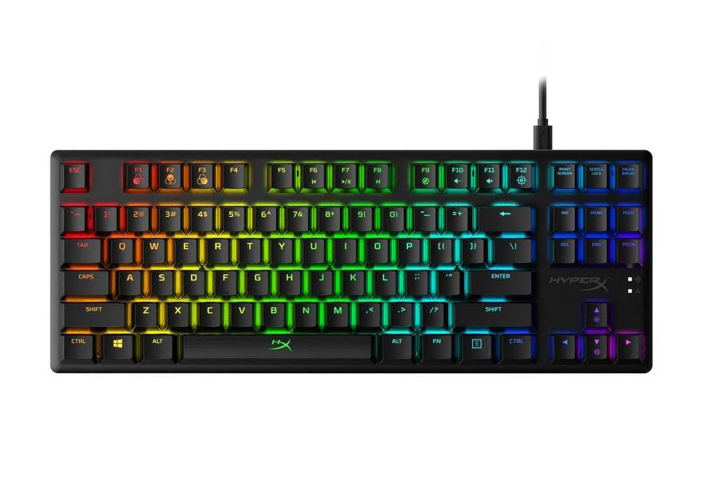 Gaming Keyboard HyperX Alloy Origins Core, Mechanical, TLK, Steel frame, MX Blue, RGB, USB