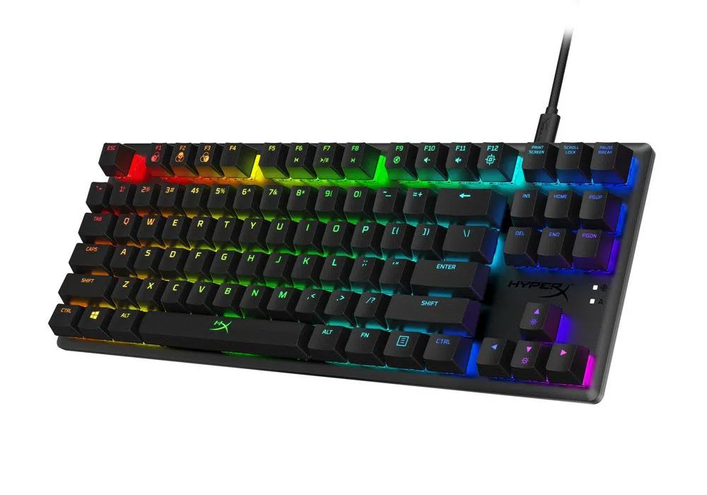 Gaming Keyboard HyperX Alloy Origins Core, Mechanical, TLK, Steel frame, MX Blue, RGB, USB 6
