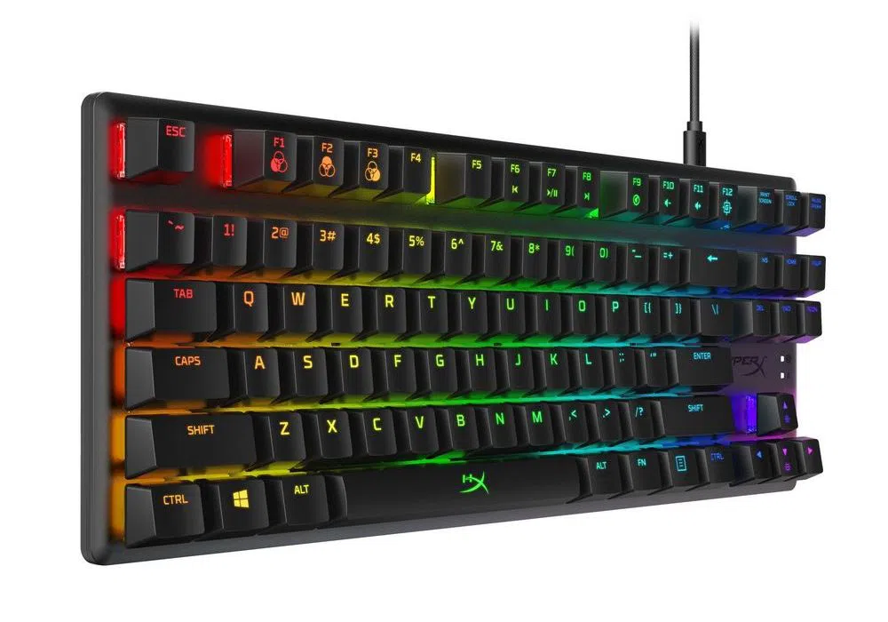 Gaming Keyboard HyperX Alloy Origins Core, Mechanical, TLK, Steel frame, MX Blue, RGB, USB 5