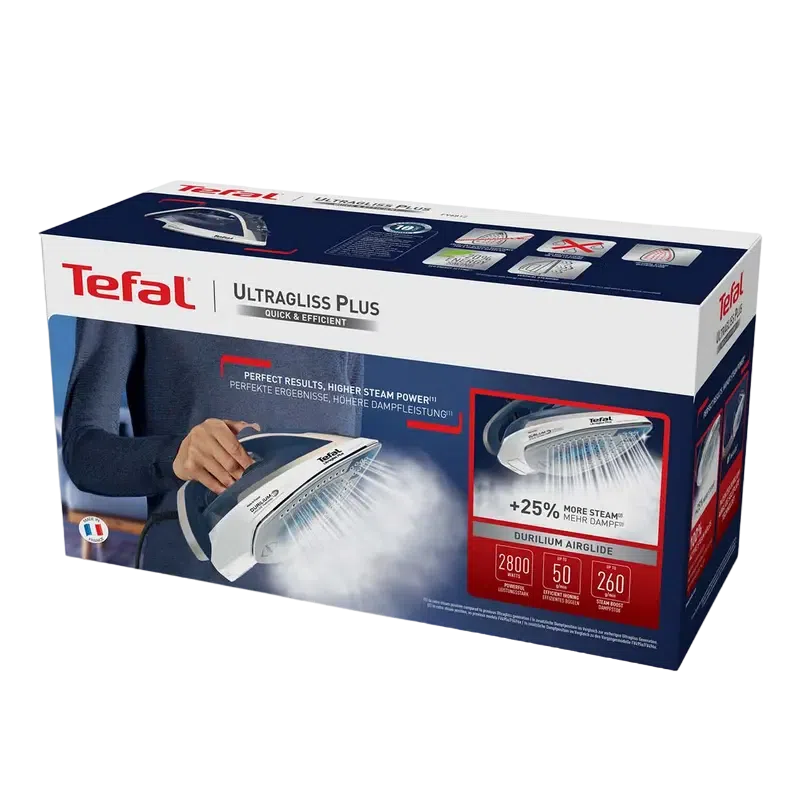 Утюг Tefal Ultragliss Plus FV6812E0, Blue 7