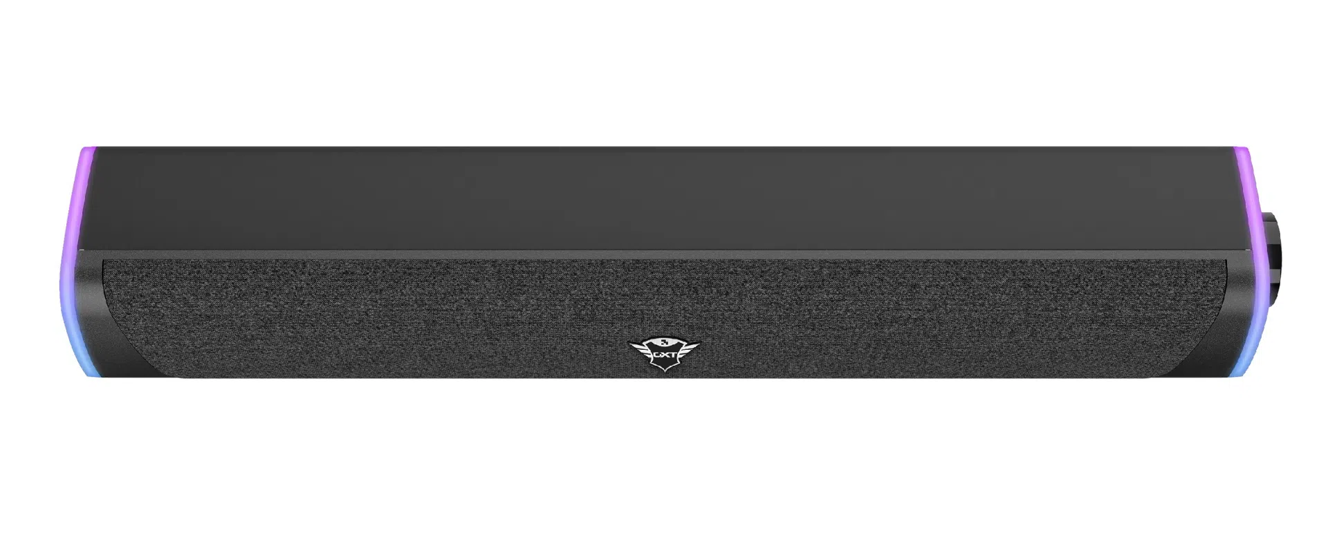 Trust Gaming GXT 620 AXON, RGB gaming soundbar with rainbow wave lighting and easy-to-reach volume control, 12W, USB power/3.5mm jack 140cm, Black 3