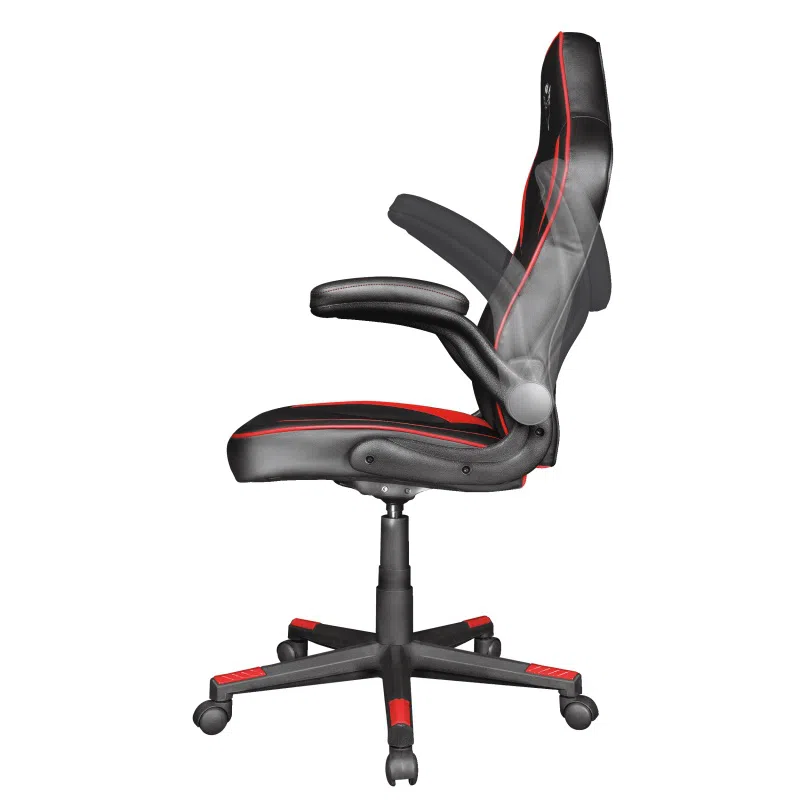 Scaun Gaming Trust GXT 704 RAVY / 150kg / 160-200cm / Black/Red 3