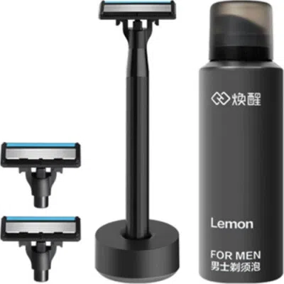 Набор для бритья 3 в 1 Lemon Razor, Черный 2