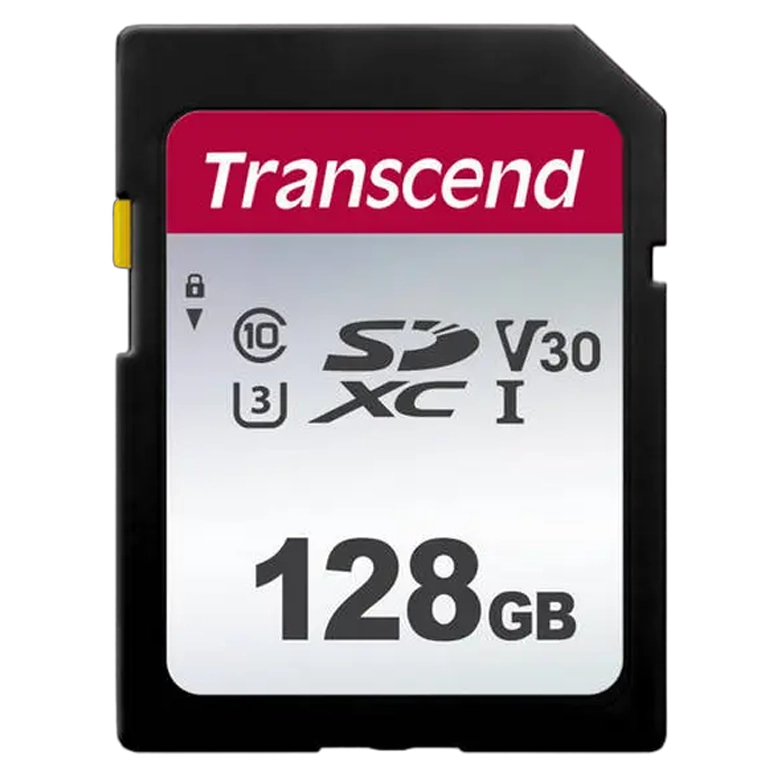 Карта памяти Transcend SDC340S, 128 ГБ, Black