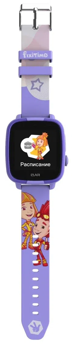 Детские умные часы Elari FixiTime Fun Puprle 4