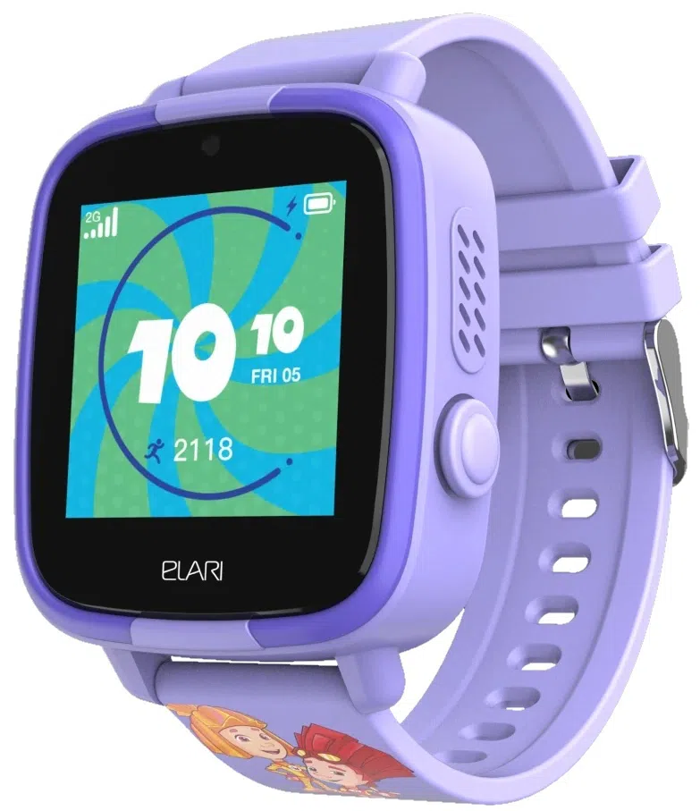Детские умные часы Elari FixiTime Fun Puprle 3