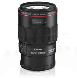 Prime Lens Canon EF 100 mm f/2.8L IS USM Macro (3554B005)