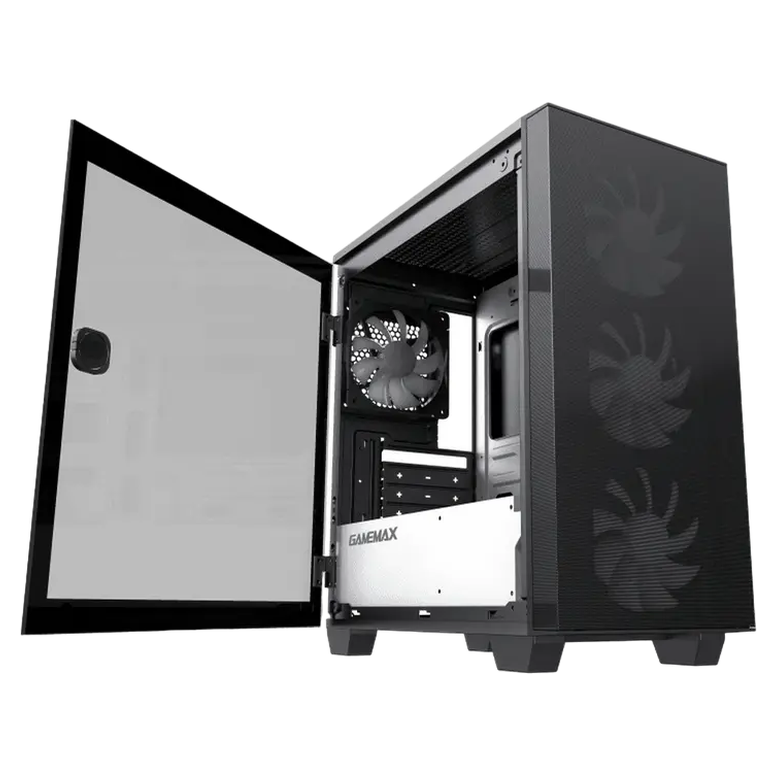 Корпус для ПК GameMax AERO MINI ECO Mini-Tower, Черный 3