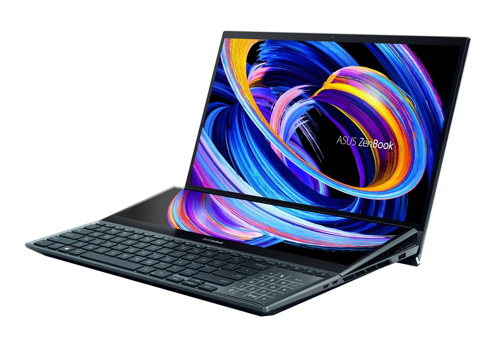 Laptop 15,6" ASUS Zenbook Pro Duo 15 OLED UX582LR, Celestial Blue, Intel Core i7-10870H, 16GB/1024GB, Windows 10 Pro 64-bit 2
