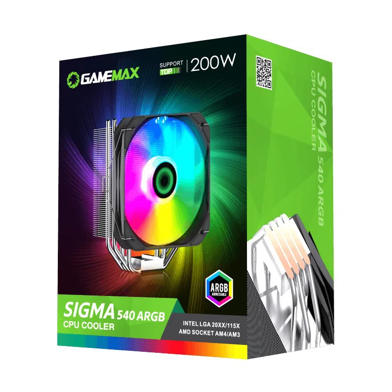 Cooler CPU Gamemax Sigma 540 ARGB 7