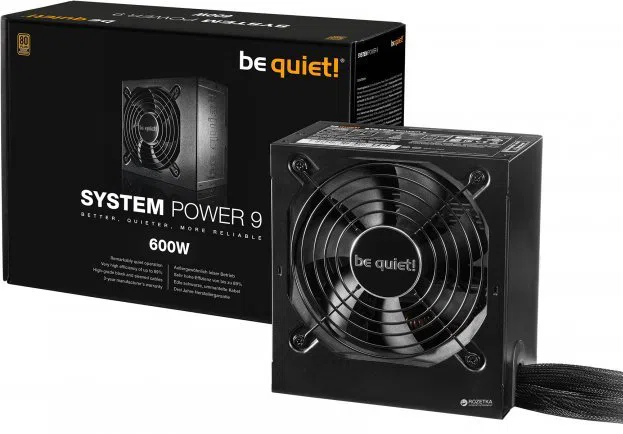 Sursă Alimentare PC be quiet! SYSTEM POWER 9, 600W, ATX, --
