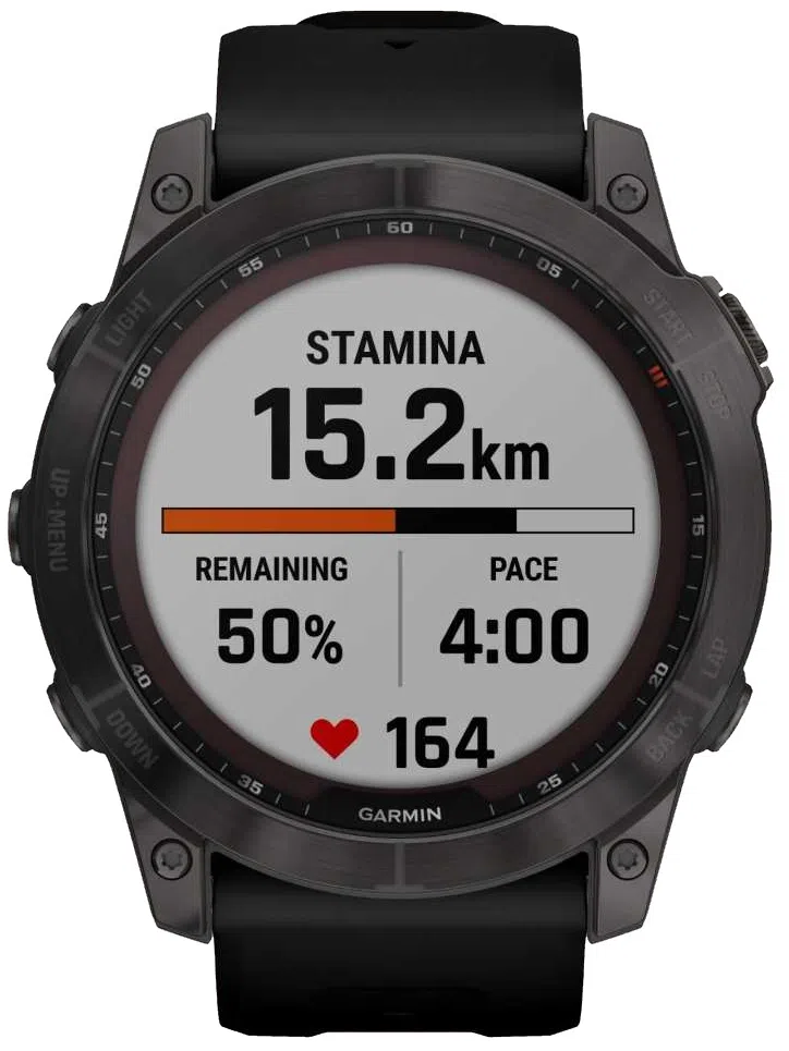 Умные часы Garmin Fenix 7X Sapphire Solar Carbon Gray with Black Band (010-02541-11)