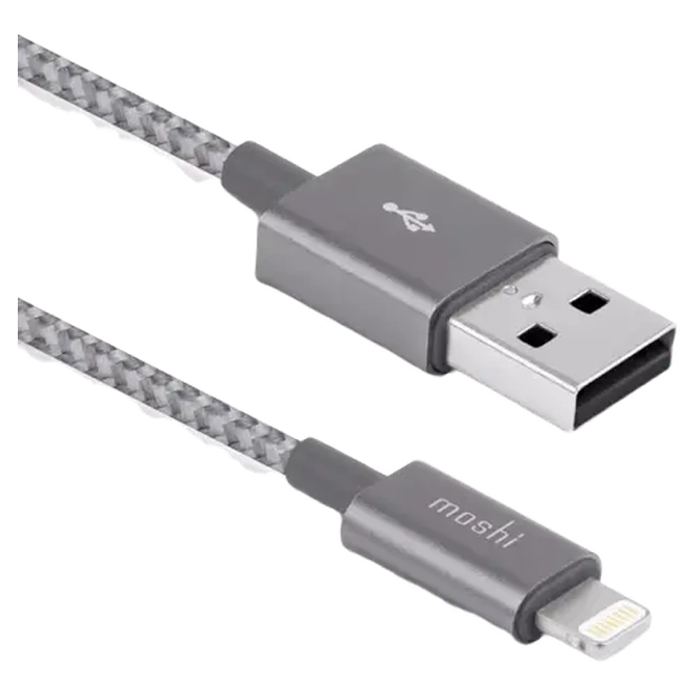 Cablu încărcare și sincronizare Moshi iPhone Lighting USB Cable, Lightning/USB Type-A, 1,2m, Gri 2