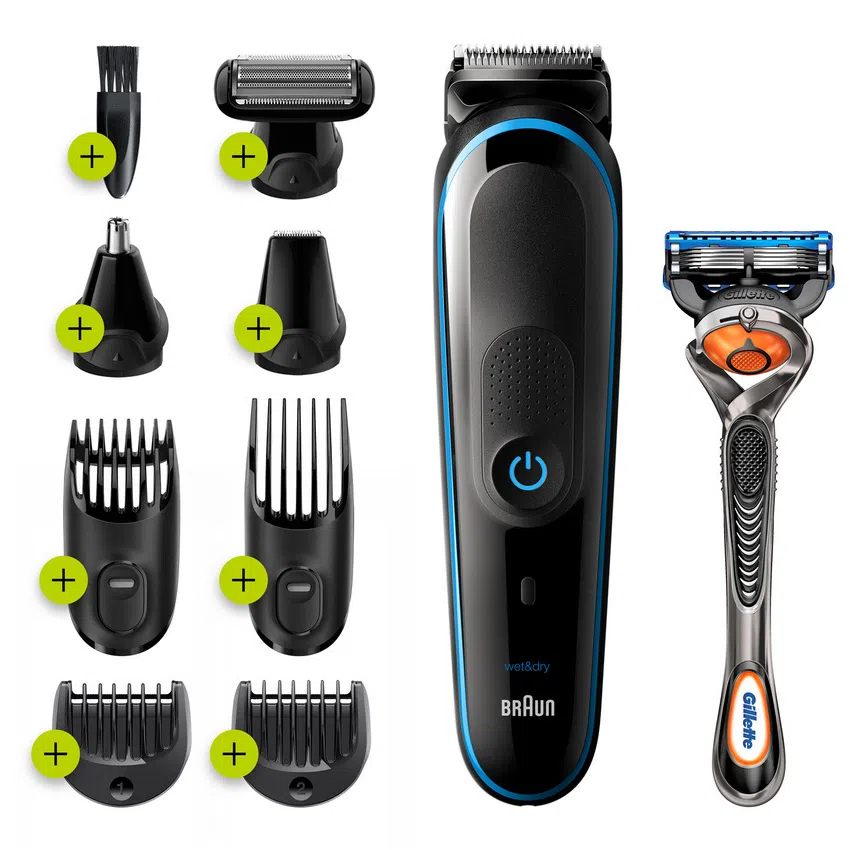 Trimmer pentru bărbați BRAUN All-in-one trimmer, Negru
