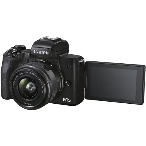 Mirrorless Camera CANON EOS M50 Mark II + 15-45 f/3.5-6.3 IS STM Black (4728C043) 20