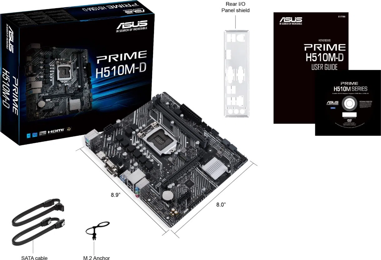 Материнская плата Asus Prime H510M-D 3