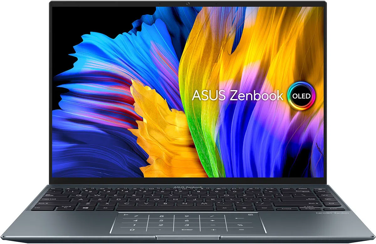 Ноутбук Asus Zenbook 14X OLED UX5401EA Pine Grey (i7-1165G7 16Gb 512Gb W11)
