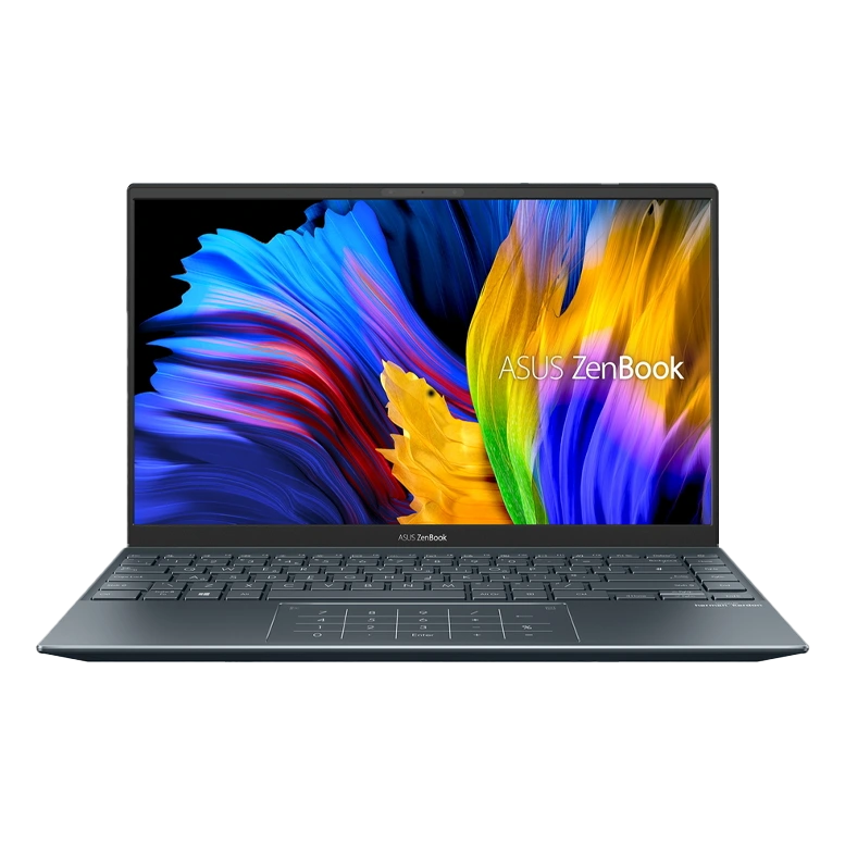 Ноутбук 14" ASUS Zenbook UM425QA, Pine Grey, AMD Ryzen 5 5600H, 16ГБ/512Гб, Без ОС