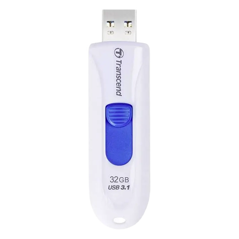 USB Flash Drive Transcend JetFlash 790, 32GB, Alb