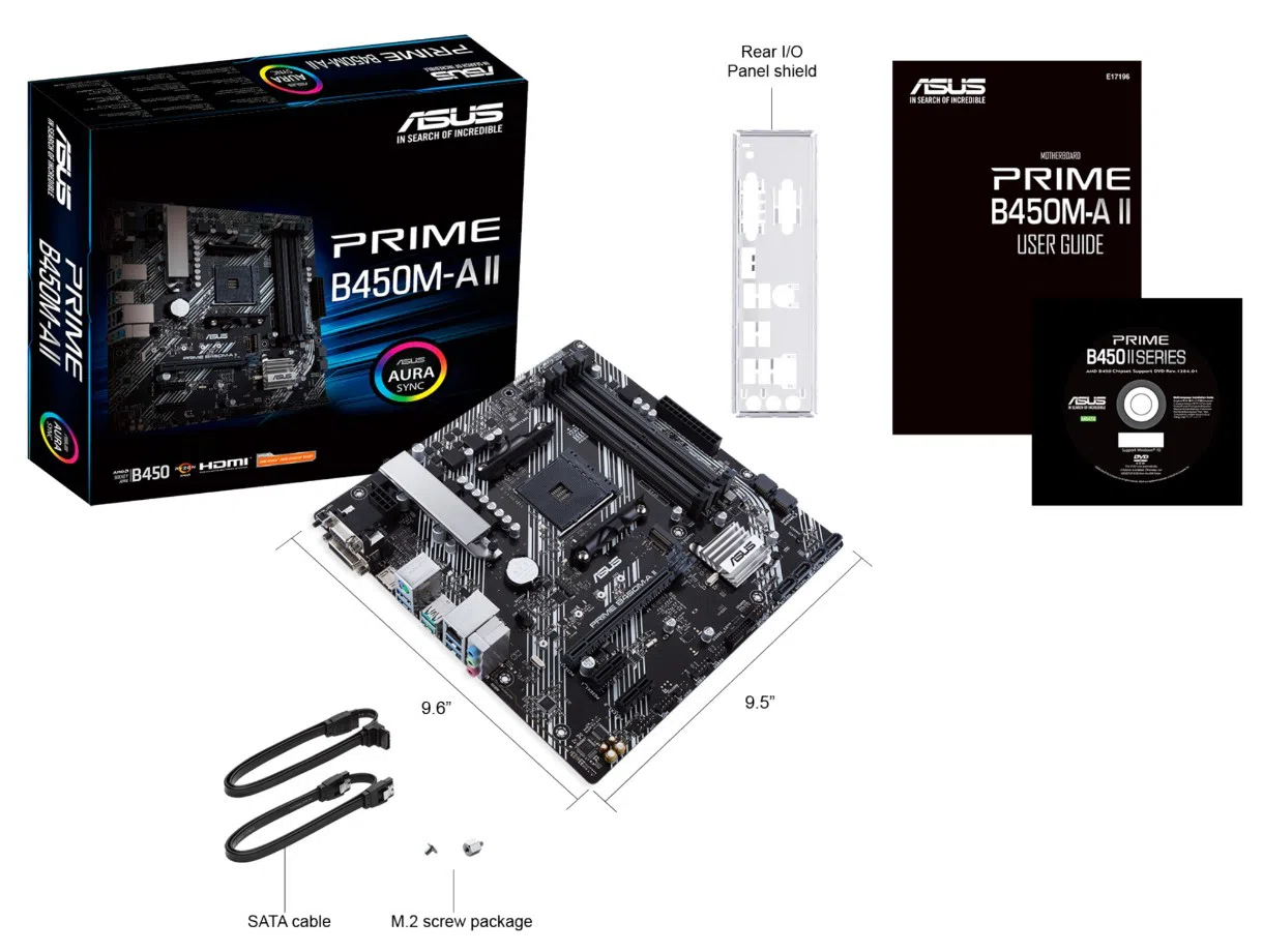 Материнская плата Asus Prime B450M-A II 2