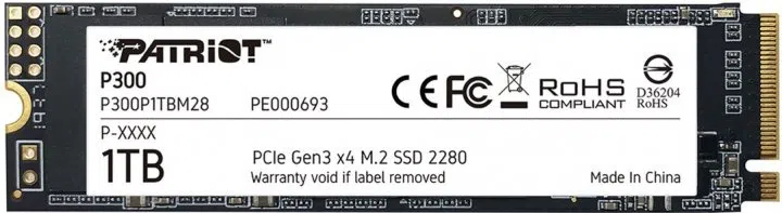 Solid State Drive (SSD) Patriot P300 1Tb (P300P1TBM28)