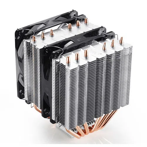 AC Deepcool "NEPTWIN V2" (<30dBA, 900-1500RPM, 74.3CFM, 2x120mm,Blue, PWM,150W,1000g.) 4