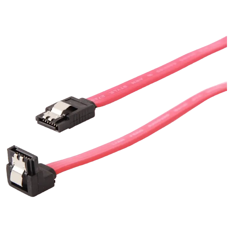 Cable Serial ATA III   50 cm data, 90 degree connector, metal clips, Cablexpert CC-SATAM-DATA90 8