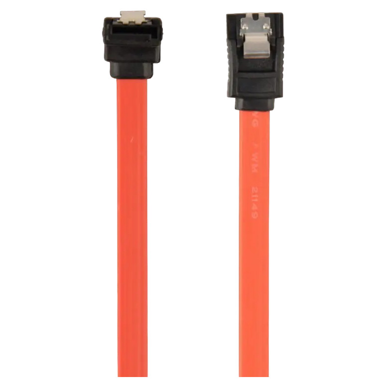 Cable Serial ATA III   50 cm data, 90 degree connector, metal clips, Cablexpert CC-SATAM-DATA90