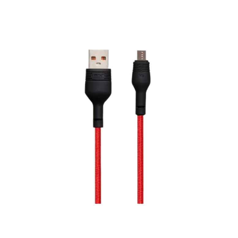Cablu XO NB55, USB-A to Micro-USB, 1 m, Roșu